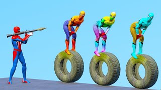 GTA 5 Epic Ragdolls | Spiderman and Super Heroes Jumps/fails Episode 176 (Euphoria Physics)