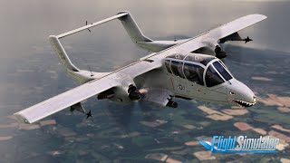 A new level of QUALITY! The amazing AzurPoly OV10 Bronco | First Look Full Flight (MSFS)