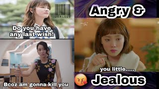 Kdrama Angry and jealous female leads | Multifandom #kdramajealousy