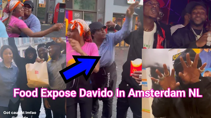 Hunger Na Bastard As Davido Disguise To Buy Food In Netherlands & Got Caught By Fan's Latenights