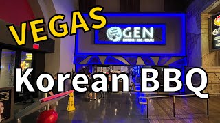 Gen Korean AYCE BBQ at the Miracle Mile Mall, Planet Hollywood Hotel & Casino, Las Vegas