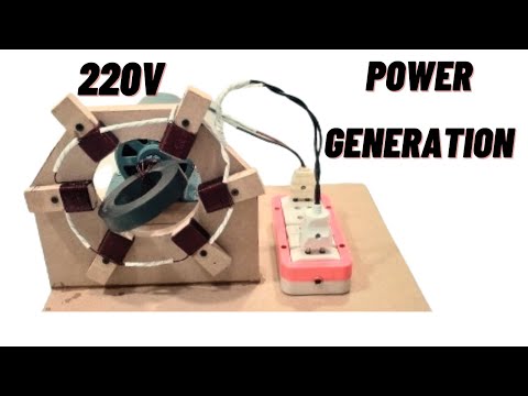 how to build free energy generator 220v with 6 copper coil