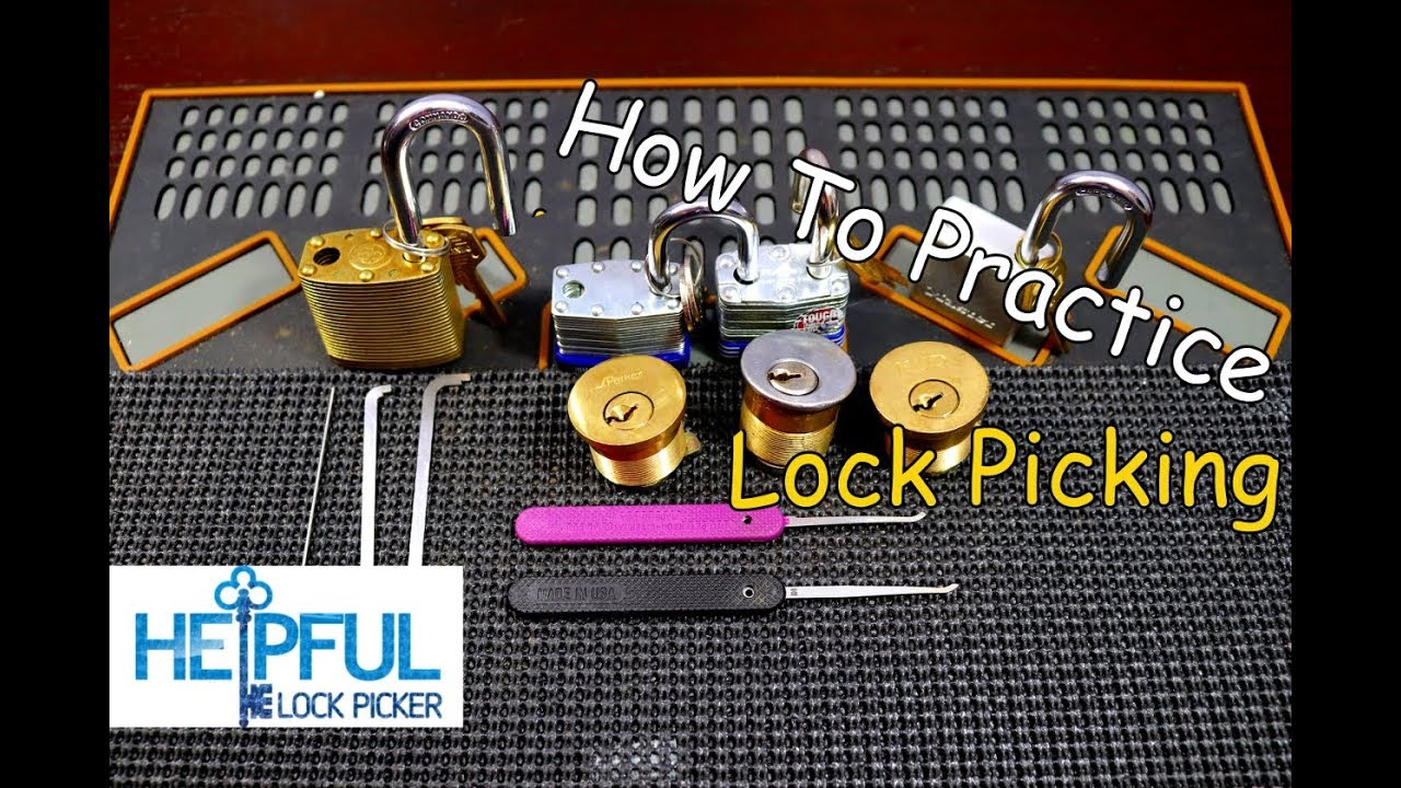 [151] How To Practice Lock Picking YouTube