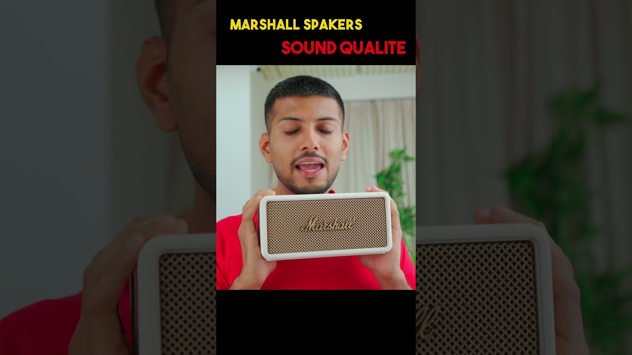 Unleashing the Power of Marshall Speakers: Sound Quality Tes #techburner #shorts #marshall