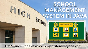School Management System in Java with source code 2019 - java projects - School Management Project
