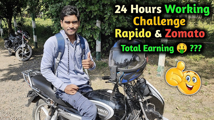24 hours working challenge in Rapido vs zomato? Total कमाई Rs....../-