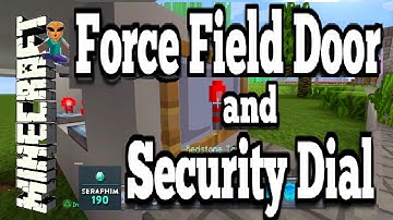 Minecraft - Force Field Door & Security Dial - TU31 - PS4 / XBOX TUTORIAL Episode: 440