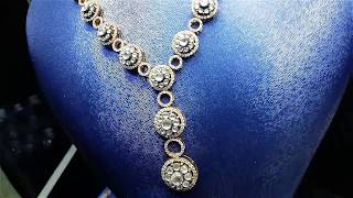 5,84 Karat Elmastaşlarla Süslenmiş Hari̇ka Bir Gerdanlık Mek0851 - Sem Diamond