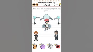 Brain Test 2 Smith and Joe vs  Professor Bigbrain level 30 | Tricky Puzzles | Sxorpio Gamer YT