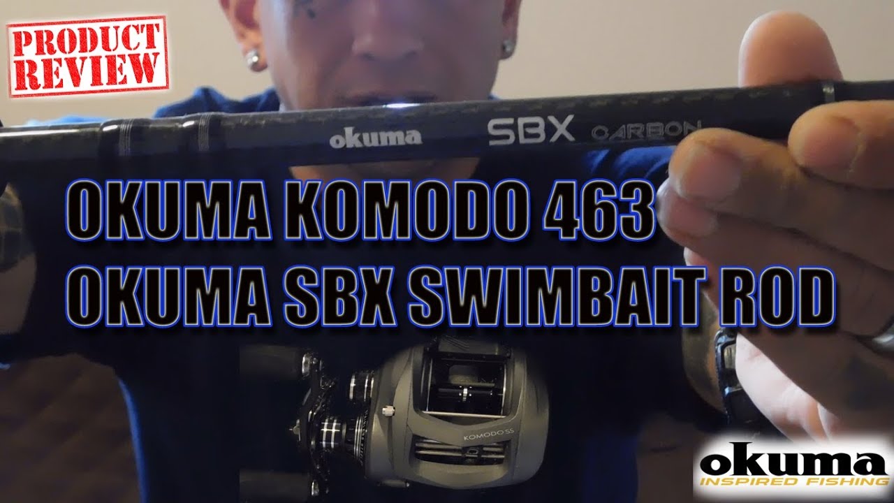 Okuma komodo 463 and SBX swimbait rod _REVIEW_ 