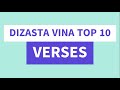 Dizasta Vina Top 10 Verses of all time