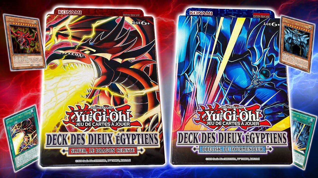 Yu-Gi-Oh! Ouverture DECKS des DIEUX ÉGYPTIENS 2021 !! (*Slifer