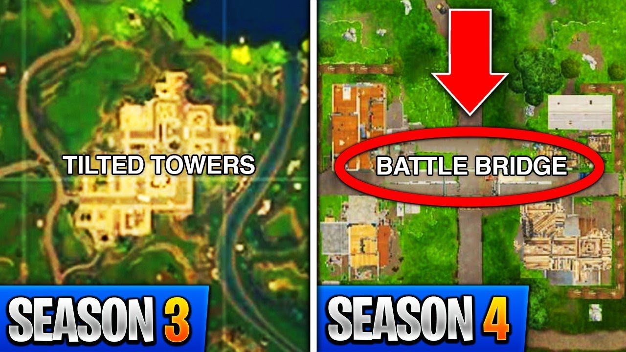 New "Battle Bridge to Replace Tilted Towers" says Epic! (Fortnite Season 4 Tilted Destroyed)