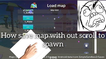 how to load map without scrolling around in ssb2