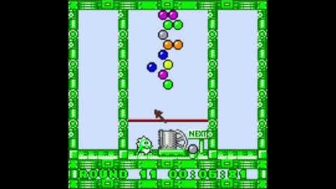 Puzzle Bobble Mini: Puzzle [Round 11] (Neo Geo Pocket Color Emulated)