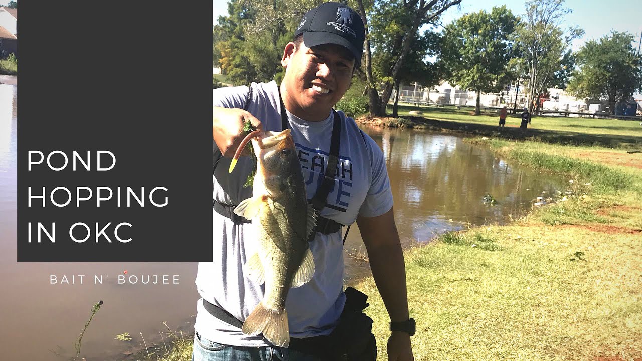 Pond Bass Fishing in Oklahoma City - YouTube