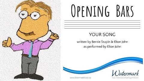 OB ‣ Your Song - Elton John (Piano Tutorial)