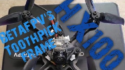 Betafpv Hx100 frame, Betafpv 16a fc/esc stack, Dys 5400kv 1104