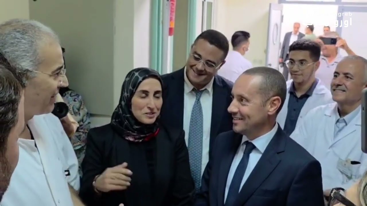 زيارة وزير الصحة للمستشفى الحسني بالناظور 