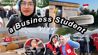 A Day In My Life As A Bussiness Student In Sakarya Uni | vlog mahasiswa indonesia di turki 👩‍💼📊