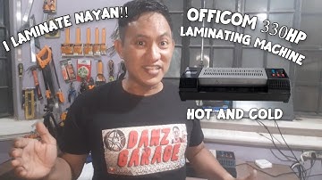 Officom 330HP Hot and Cold Laminating Machine