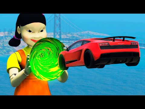 Car VS Portal Trap To Another Universe From Squid Game | BeamNG Drive | BimTestCrash