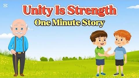 Unity Is Strength | One Minute Story | Childenzia English Story