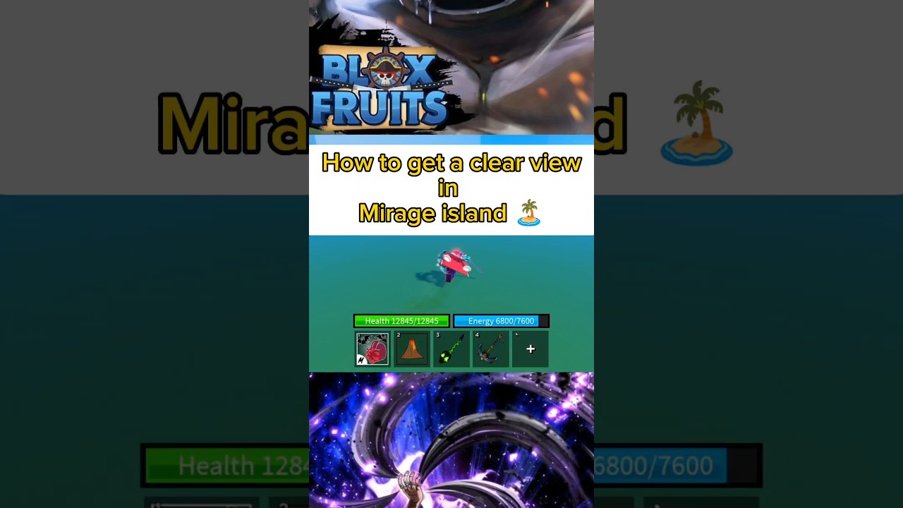 How to get a clear view in Mirage Island 🤔 