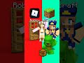 Roblox vs Minecraft which one #shorts #minecraft #roblox