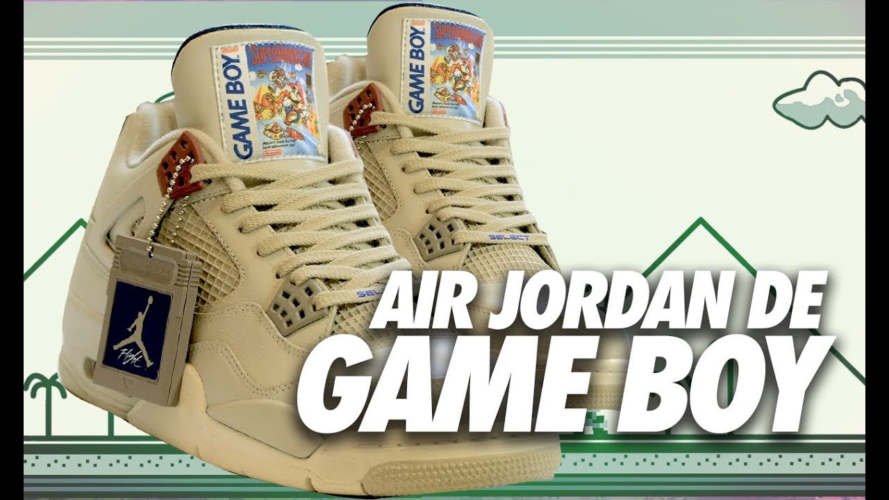 Resultado de imagen para game boy air jordans