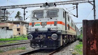 FIRST RUN OF 04072/New Delhi - Puducherry Weekly SF Express Special | [GOMOH] GMO WAP-7 #37523 honk!