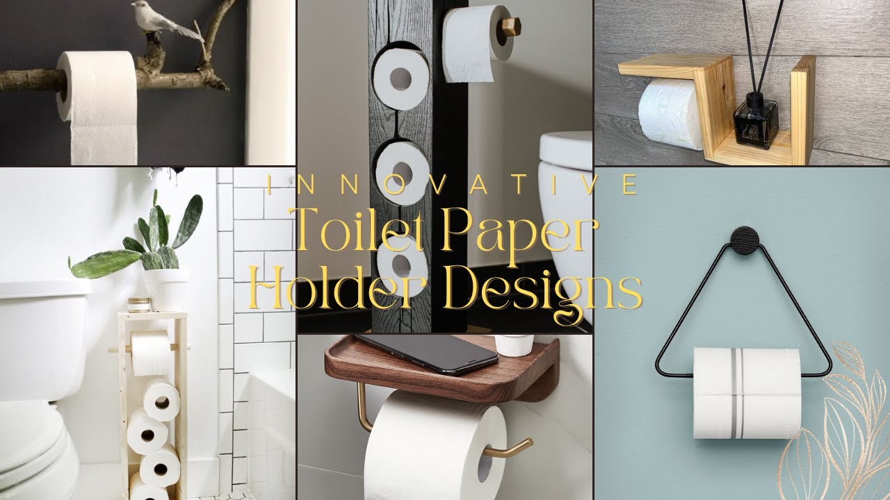 Innovative Toilet Paper Holder Designs Stylish Tissue Paper Holders