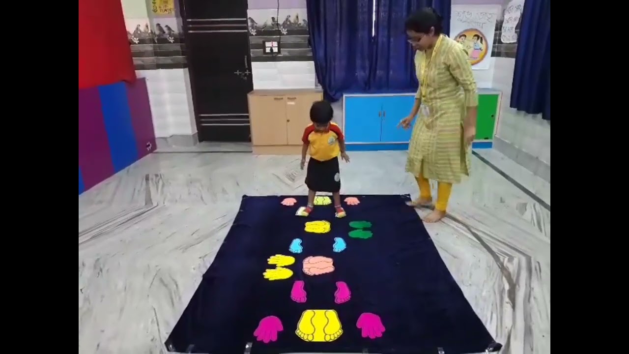 Hand And Foot Print Activity Kidzheart School YouTube Hand And Foot Print Activity Kidzheart School YouTube