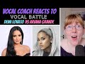 Vocal Coach Reacts to Demi Vs Ariana - TMYLM Tour Vs Sweetener Tour (Upper Belts) VOCAL BATTLE