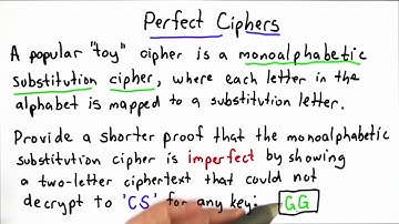 Toy Substitution Cipher 2 Solution - Applied Cryptography