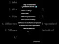 Top 10 Machine Learning Interview Questions You MUST Know in 2025!🤖🔥 #shorts