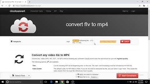 How to convert  .flv files into mp4