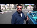 George Lopez cruises in a 1962 Chevy Impala Low Rider for the Los Angeles Unified School District