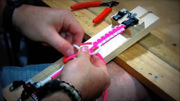 How to easily make a paracord cobra bracelet with the mini jig