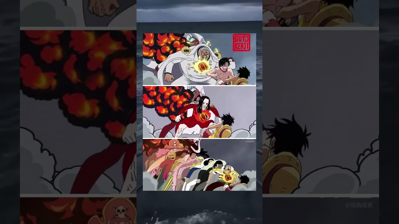 One Piece Cảnh luffy cứu ace trong đa vũ trụ Meme hài hước Đảo Hải Tặc #onepiece #shorts