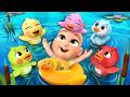 The Happy Ducks! | Lalafun Nursery Rhymes | Nursery Rhymes Collection