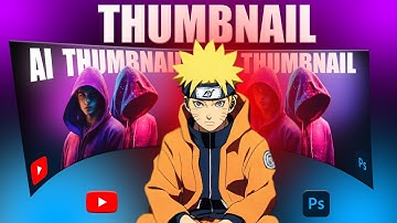 Photoshop වලින් විනාඩි 2 Ai Thumbnail එකක් හදමු. How To Make YouTube Thumbnails Using