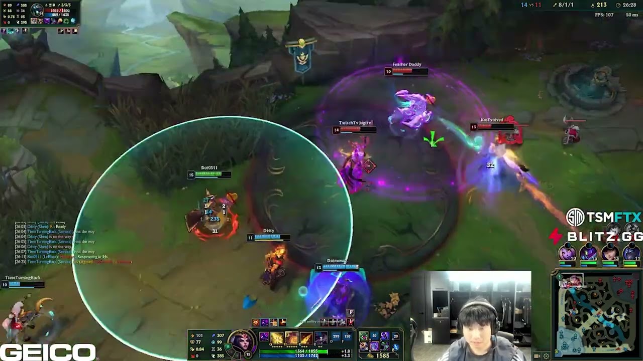 TSM Keaiduo spam pings himself..