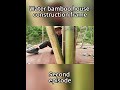 Build a framework for a three-story bamboo house on water Episode 2
