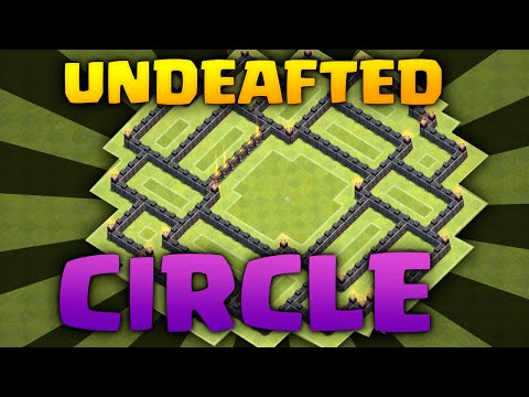 Clash Of Clans - Town Hall 9 Circle Defense Base - TOWN HALL 9 Defense 2016
