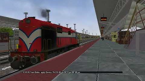 MSTS WDP1 SHUNTING AT JODHPUR AT RAJASTHAN.