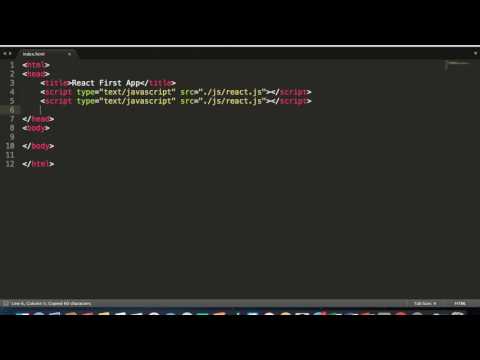 React -Setup-My First App (hello world) - 01