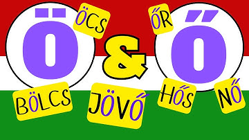 Hungarian ABC ⭐ LETTER Ö&Ő | 212 Words & Pronunciation