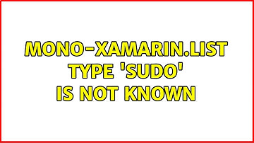 mono-xamarin.list Type 