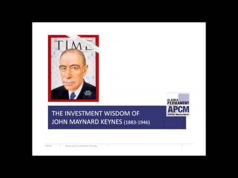 The Investment Wisdom Of John Maynard Keynes - CFA Seattle Speaker Event May 9th, 2013